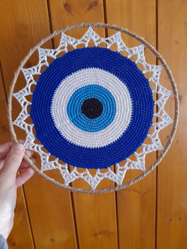 Krajka "Evil Eye" - 25 cm